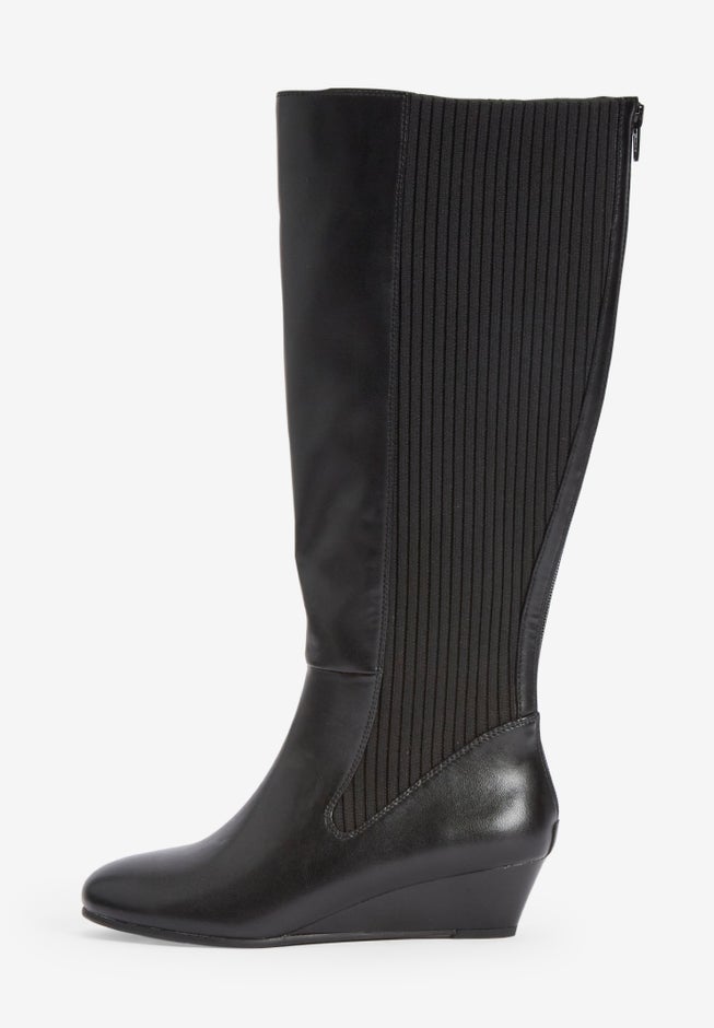 The Briar Tall Wide Calf Boot By Comfortview image number 3