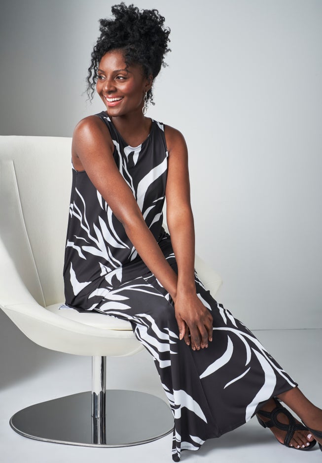 Stretch Knit Tunic Tank image number 3