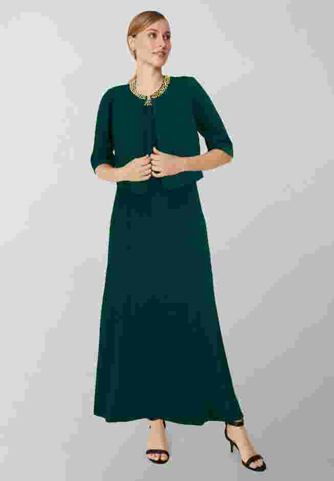 2-Piece Beaded Jacket Dress image number 0