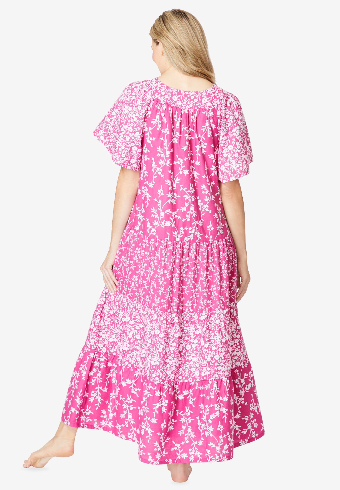 Long Tiered Print Lounger image number 1