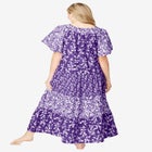 Long Tiered Print Lounger image number null