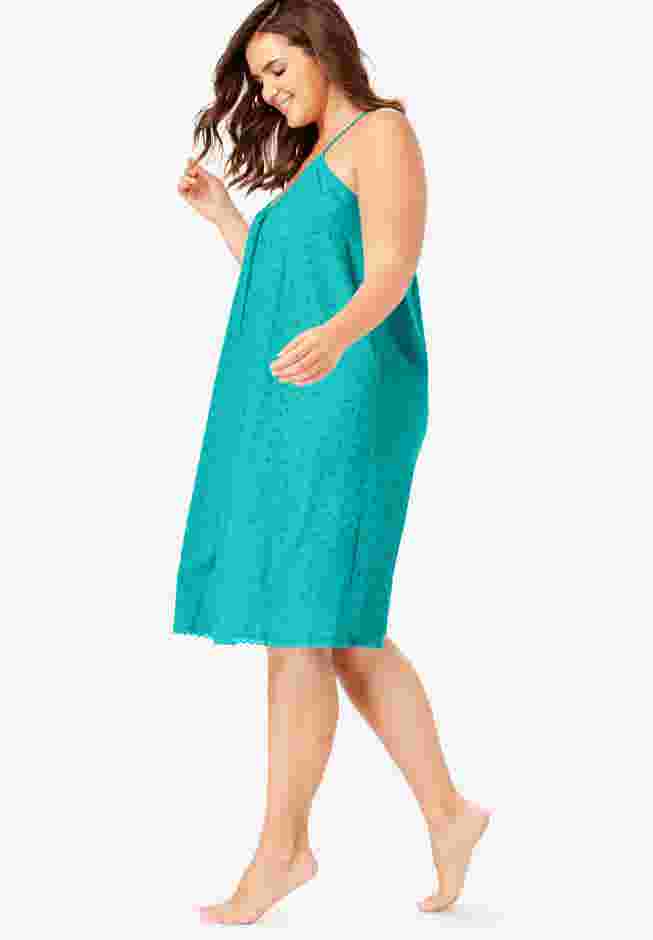 Breezy Eyelet Short Nightgown image number 2