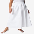 Chambray Maxi Skirt image number null