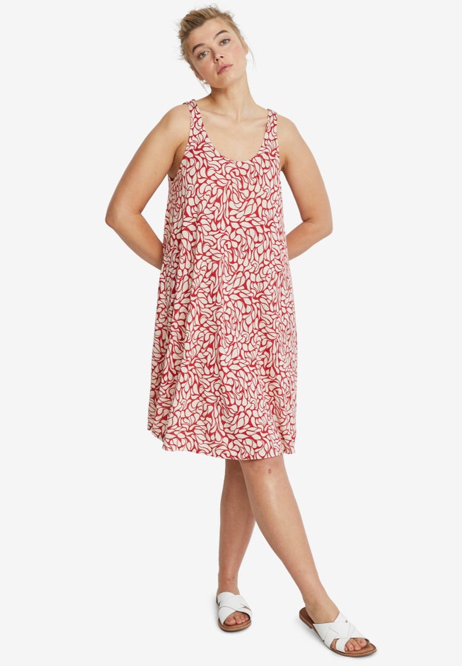 Crossover Back Tank Dress image number 0