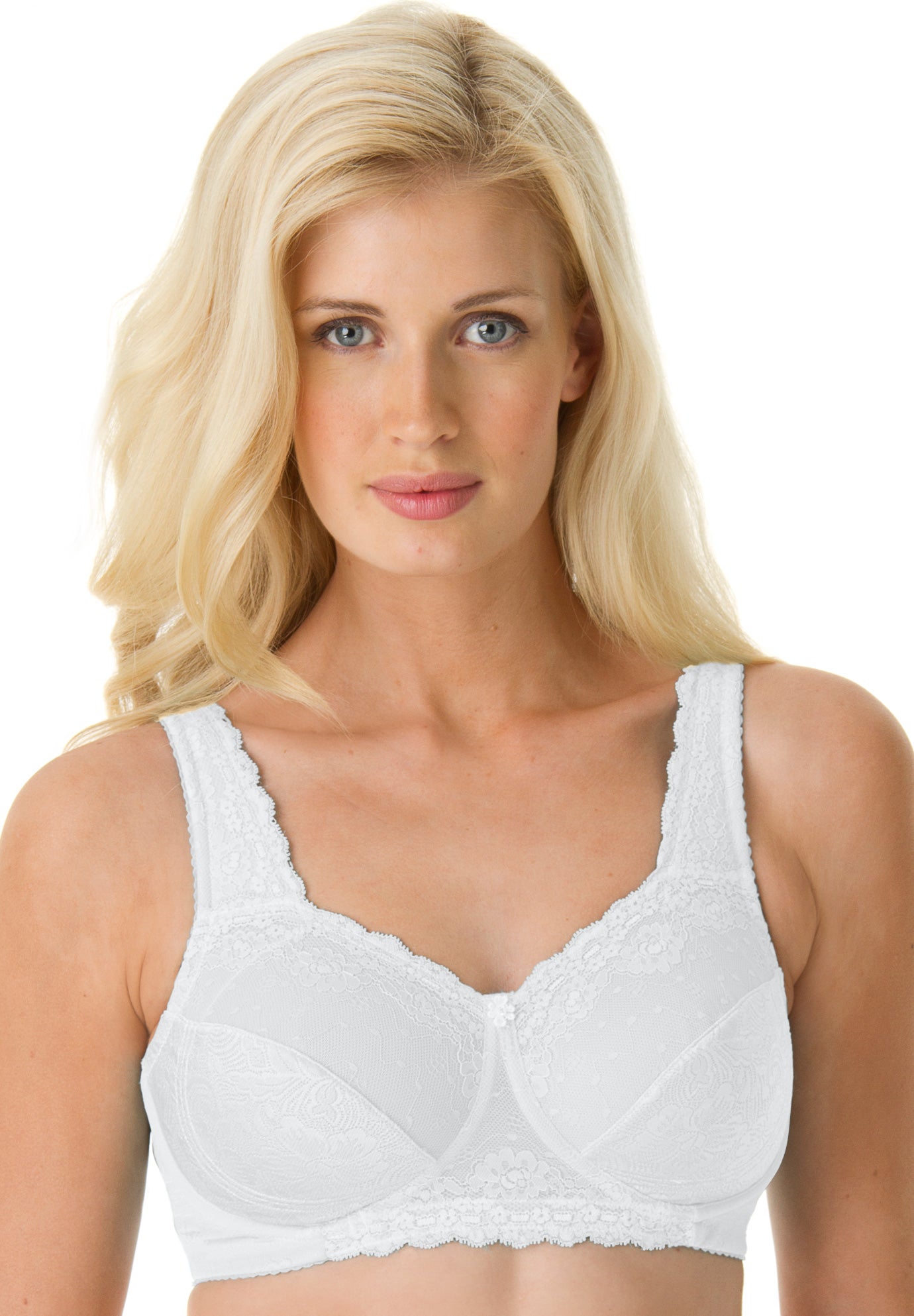 Side Wire Lace Bra image number 0