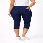 Mid-Rise Stretch Capri Jegging image number null