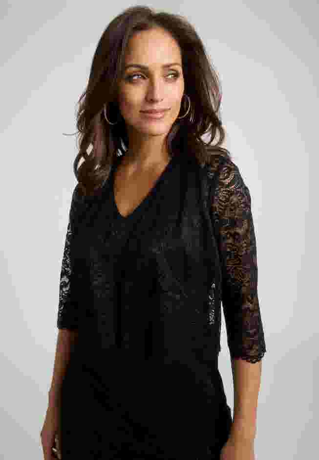 2-Piece Lace Tulip Jacket Dress image number 1
