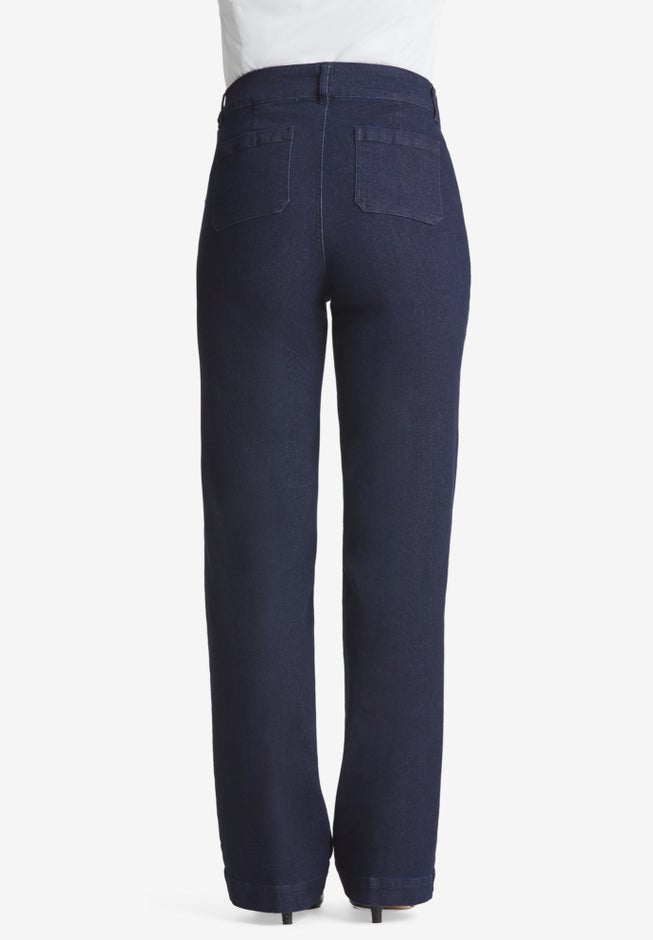 Refined Denim Trouser image number null