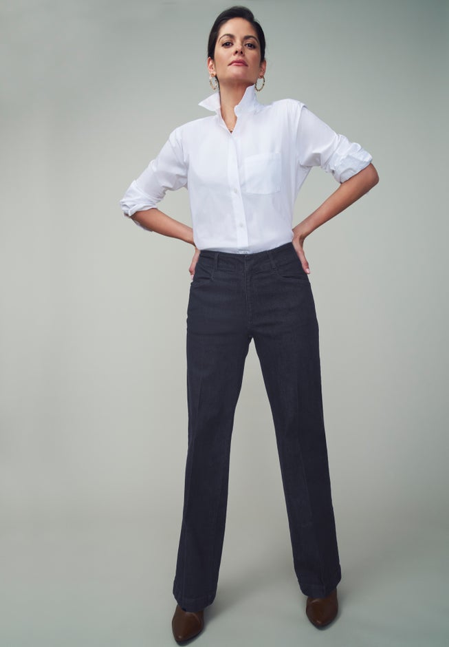 Refined Denim Trouser image number null