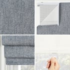 Sun Zero&trade; Somerton Textured 100% Blackout Cordless Roman Shade image number null