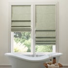 Sun Zero&trade; Somerton Textured 100% Blackout Cordless Roman Shade image number null