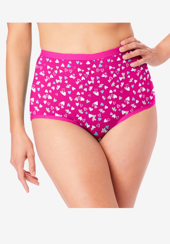 Full Coverage Stretch Cotton Brief 5-Pack image number 2