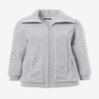 Plus Size High Collar Teddy Fleece Bomber image number 2