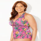 Braid Trim Halter Tankini Top image number null