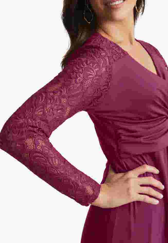 Lace Sweetheart Dress image number 1