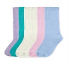 6-Pack Rib Knit Socks image number null