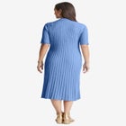 Ribbed Henley Dress image number null