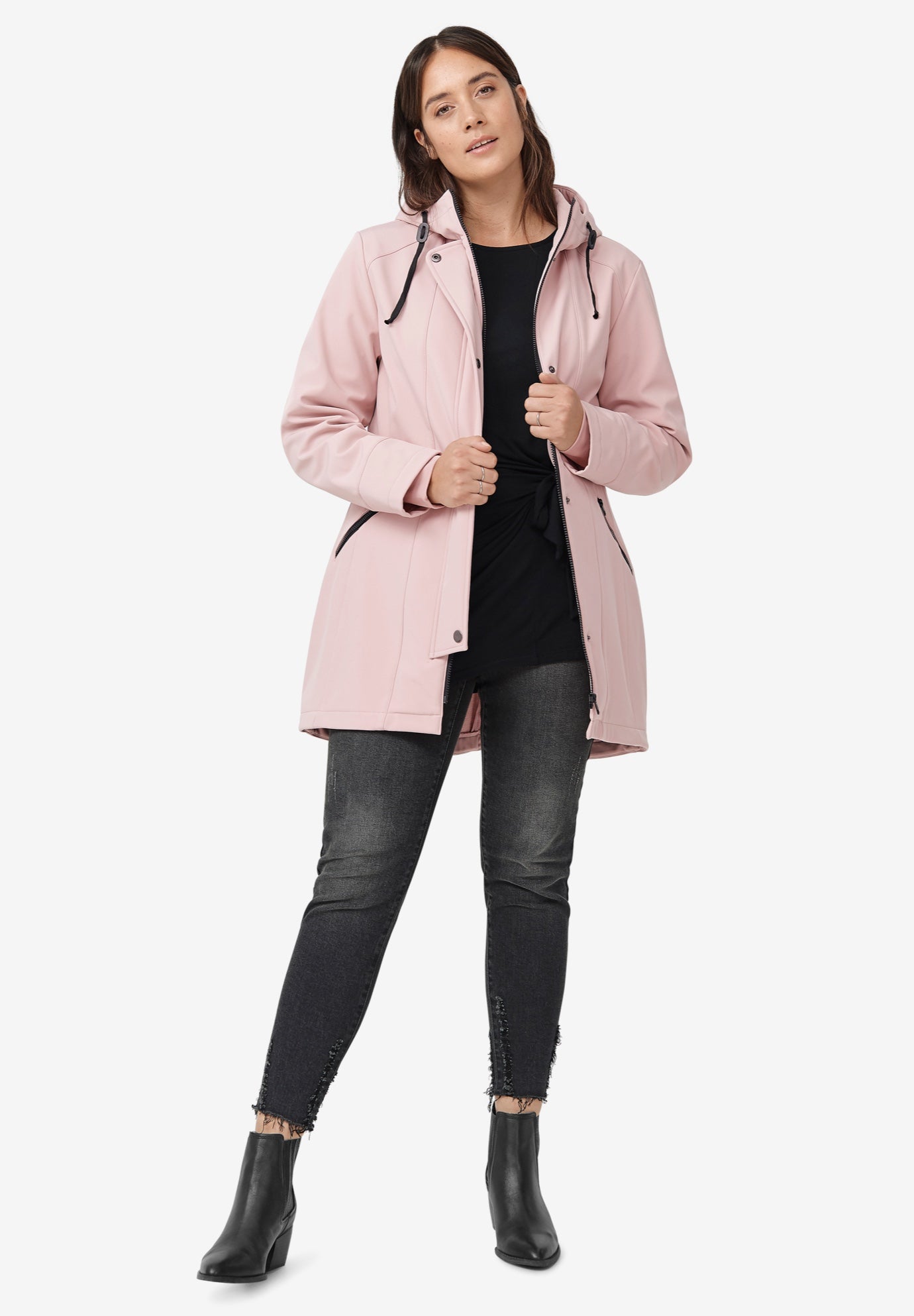 Bonded High-Low Jacket image number 0