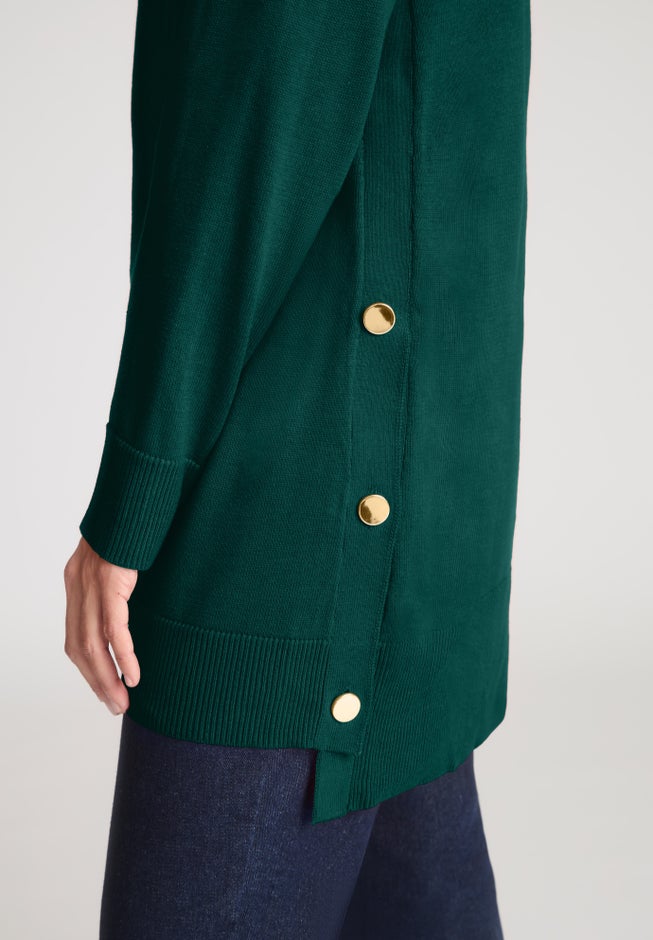 Side Button Turtleneck image number 1