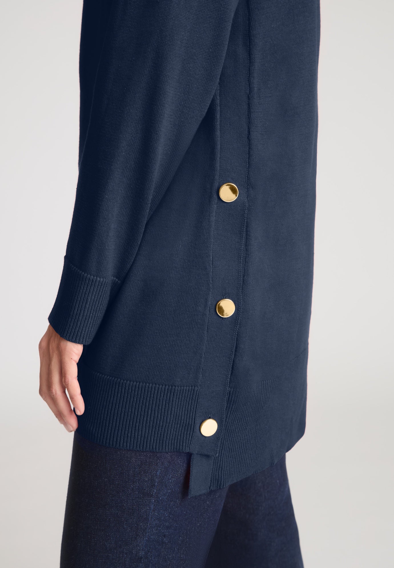 Side Button Turtleneck image number 1