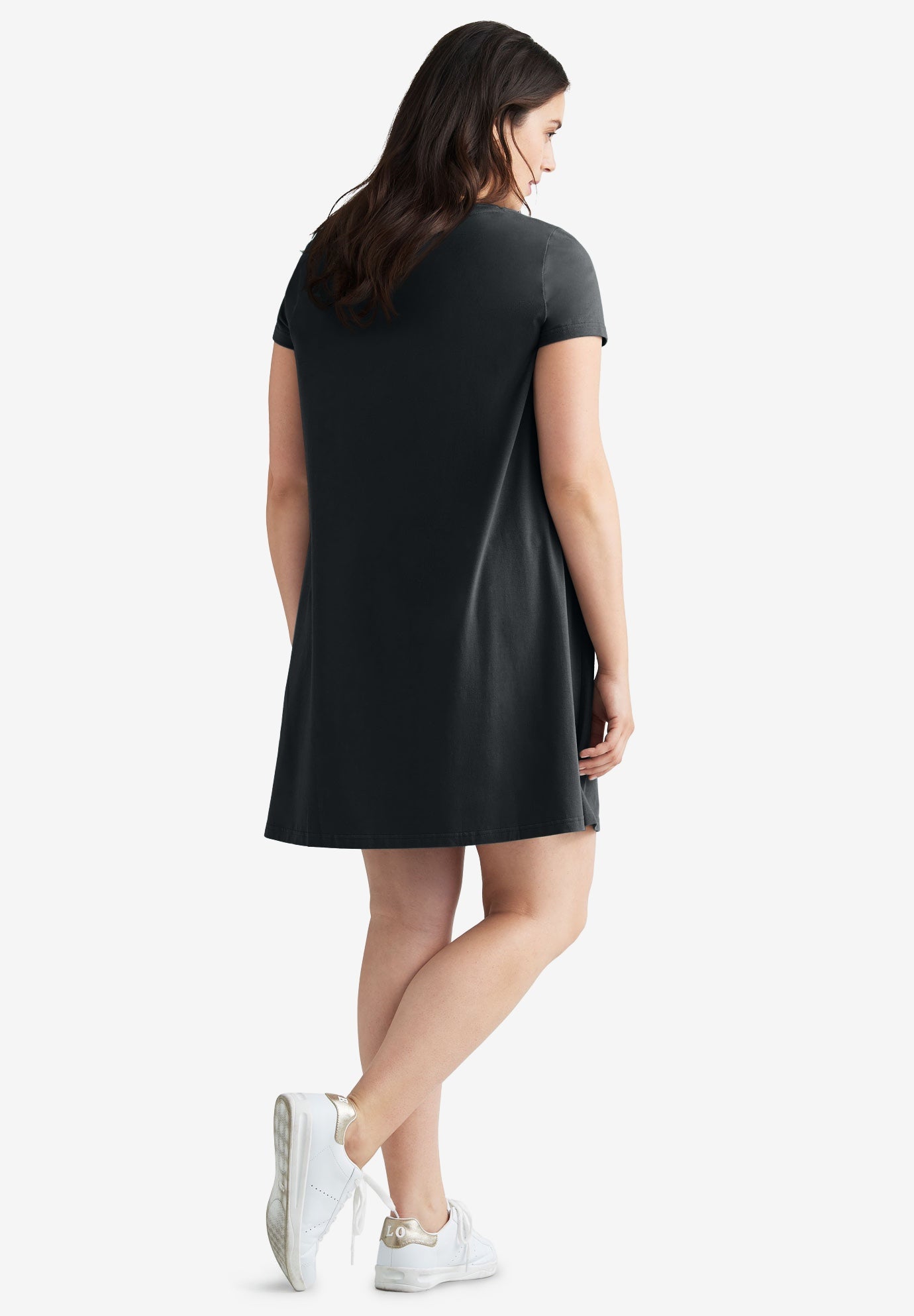 A-Line Knit Tee Dress image number 1