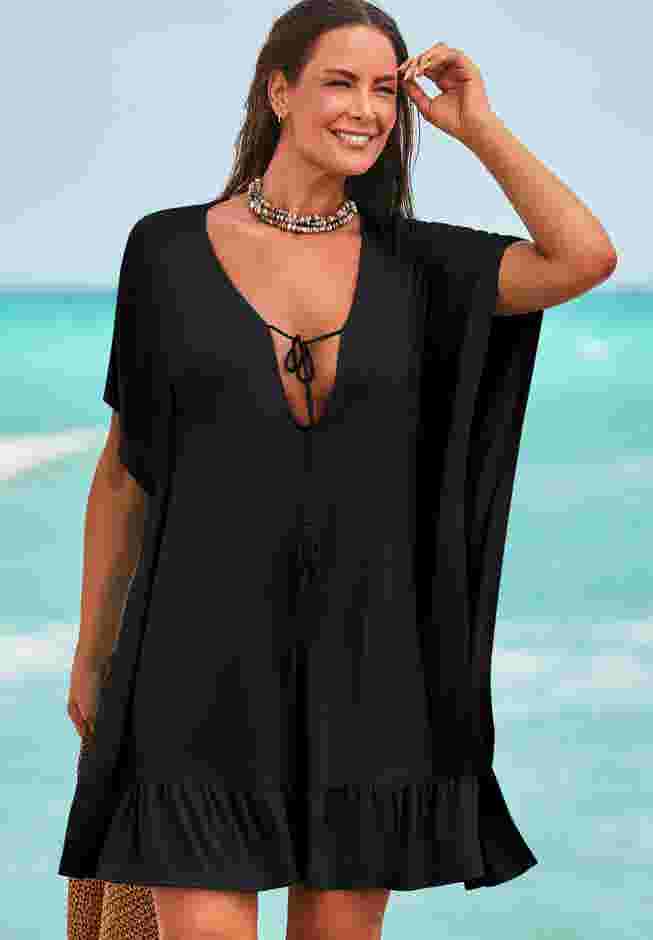 Vienna Ruffle Cover Up Tunic image number 0