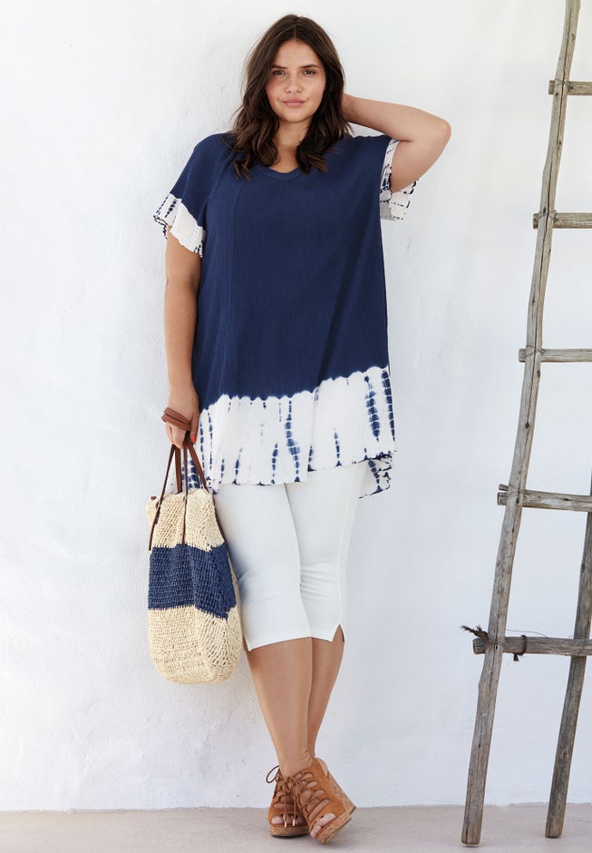 Tie-Dye Gauze Tunic image number 3