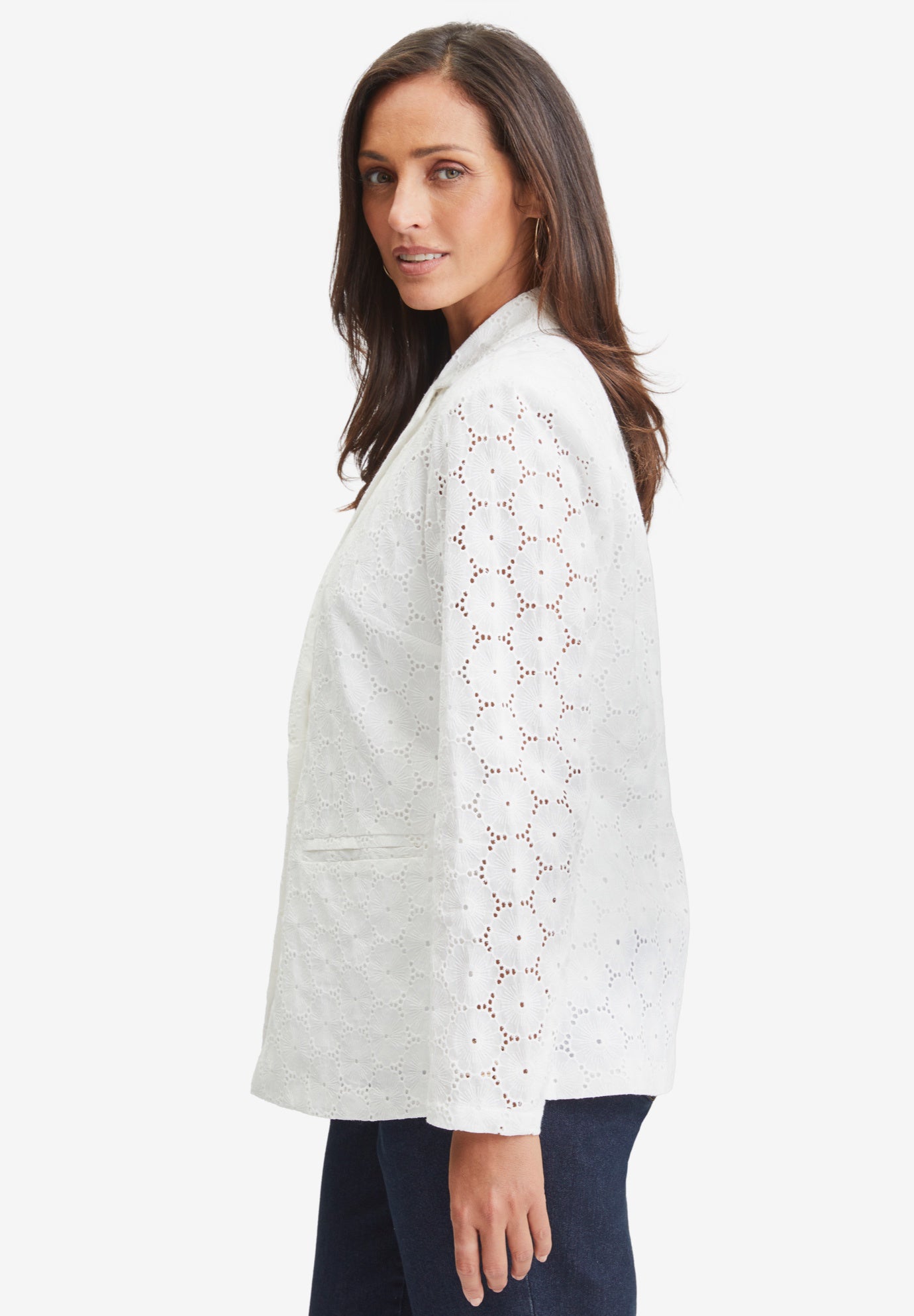 Eyelet Blazer image number 4