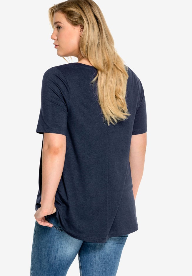 V-Neck A-Line Tunic image number 1
