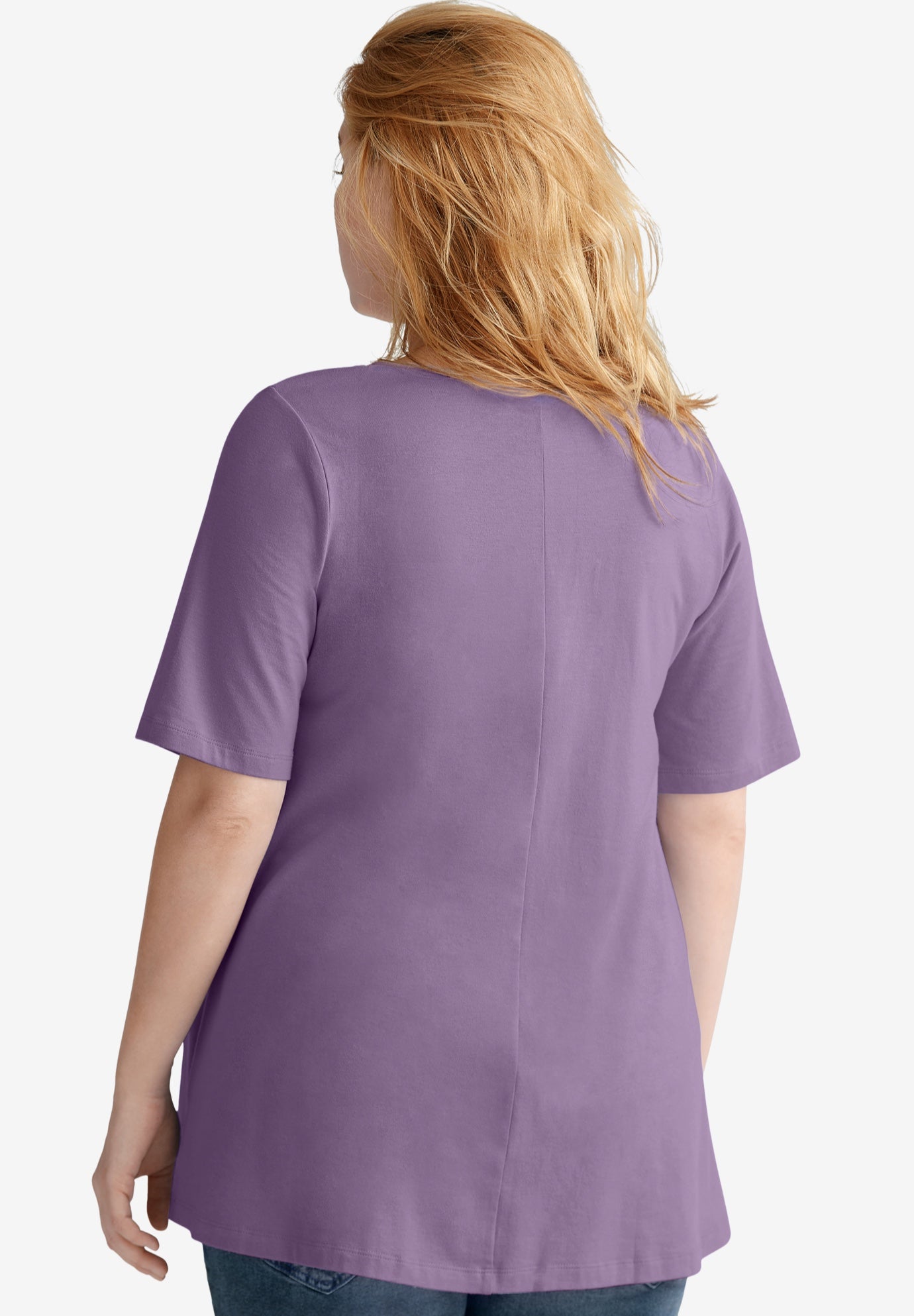 V-Neck A-Line Tunic image number 1