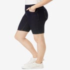 Comfort Waist Stretch Denim Bermuda Short image number null