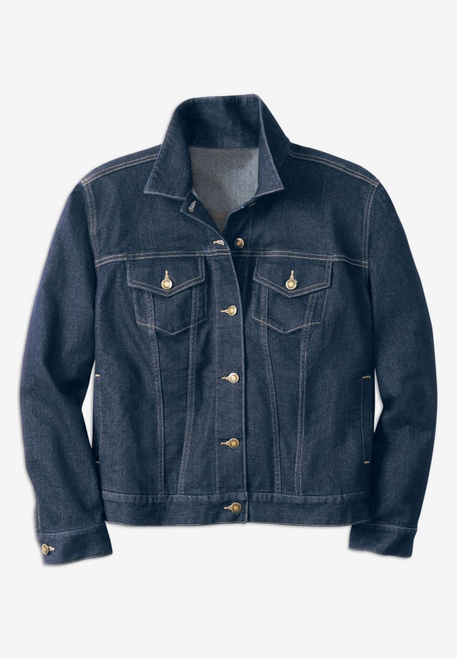 Stretch Denim Jean Jacket image number 3