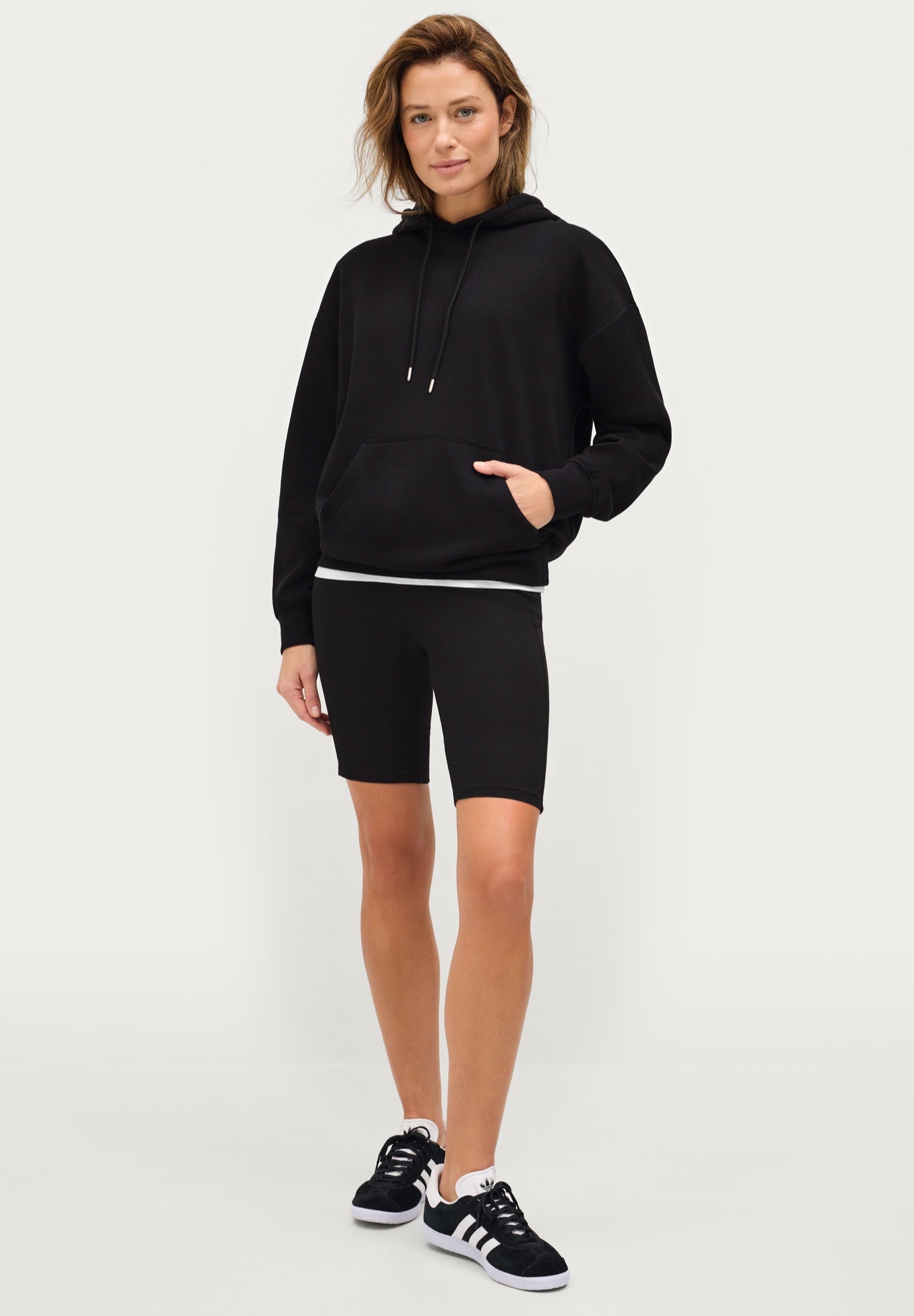 Ellos Studio Stretch Cotton Spandex Bike Shorts image number 0