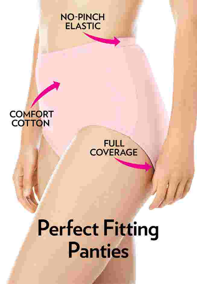 Full Coverage Stretch Cotton Brief 5-Pack image number 5