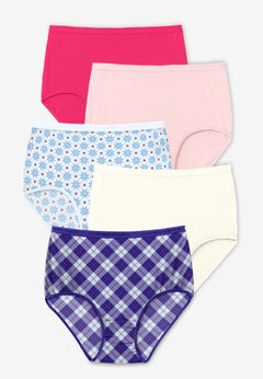 5-Pack Tag-free Full Coverage Cotton Brief