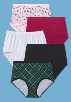 5-Pack Tag-free Full Coverage Cotton Brief