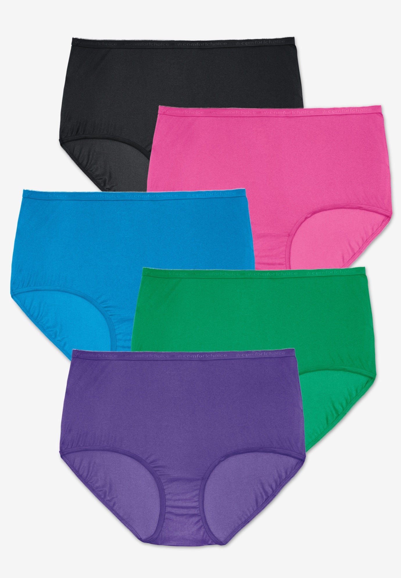 Full Coverage Nylon Brief 5-Pack image number 0