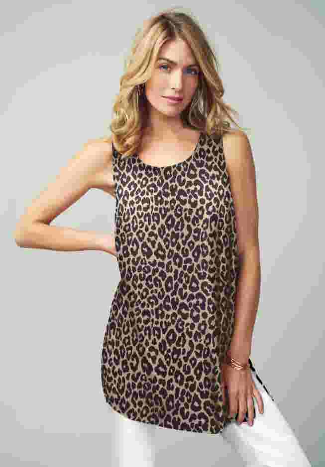 Georgette Tunic Tank image number 0