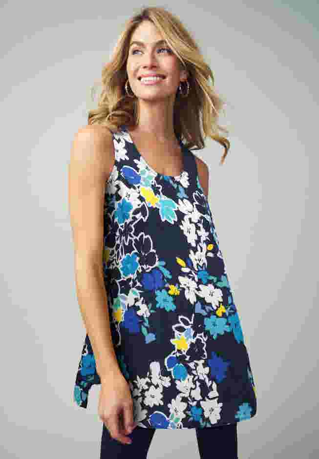 Georgette Tunic Tank image number 2
