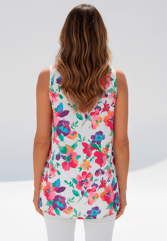 Georgette Tunic Tank image number 1