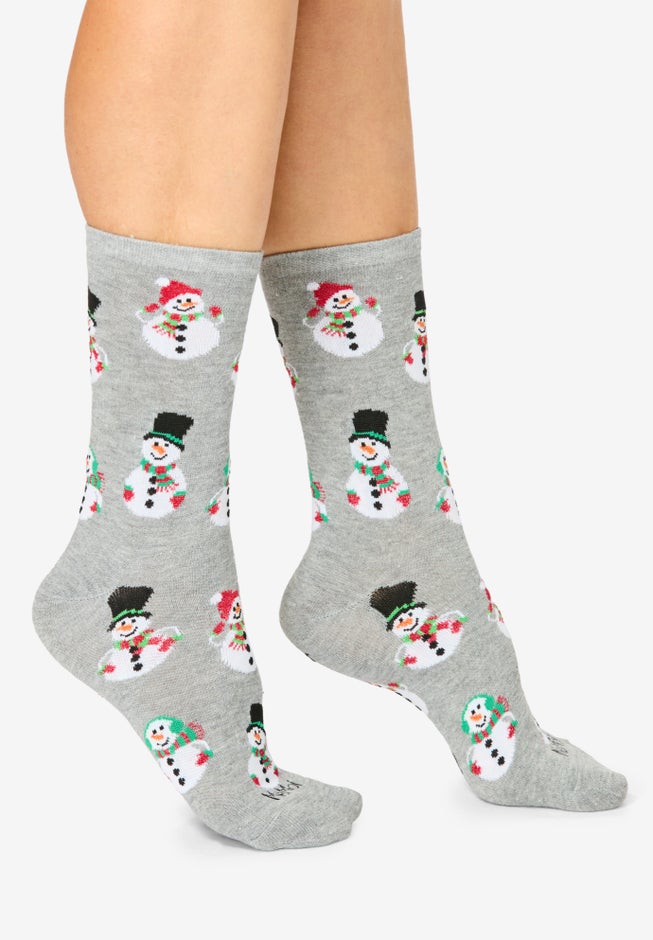 MeMoi&reg; 2-Pack Holiday Crew Socks image number 10