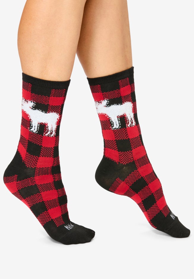MeMoi&reg; 2-Pack Holiday Crew Socks image number 1