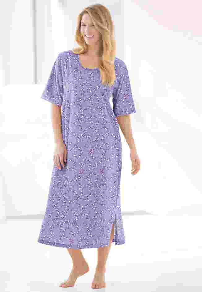 Long Tagless Sleepshirt image number 4