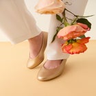 The Vida Leather-Like Slip On Pump image number null