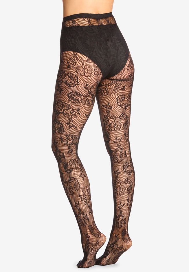 Textured Pattern Tights image number 6
