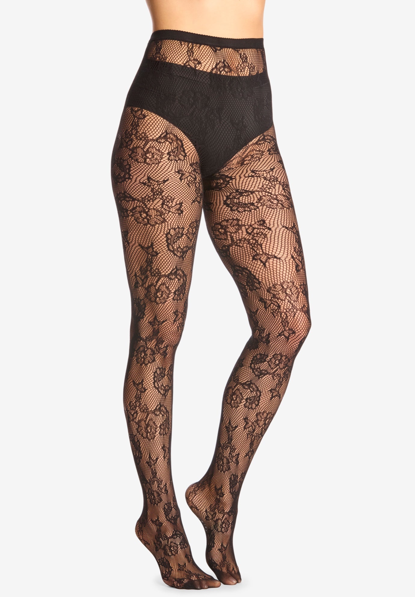 Textured Pattern Tights image number 0