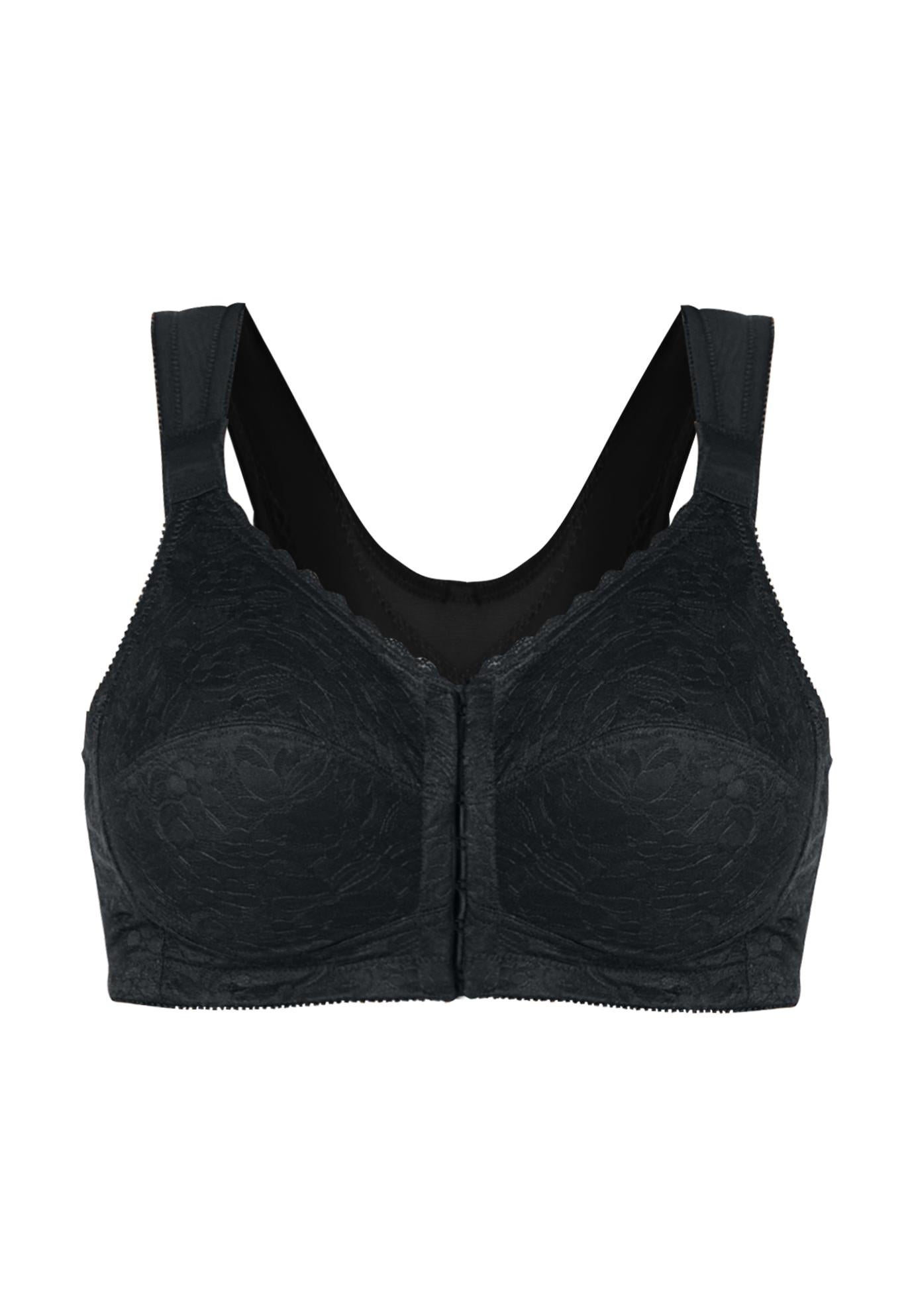 Front Close Wireless Posture Bra image number 2
