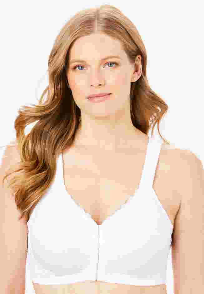 Front Close Wireless Posture Bra image number 1