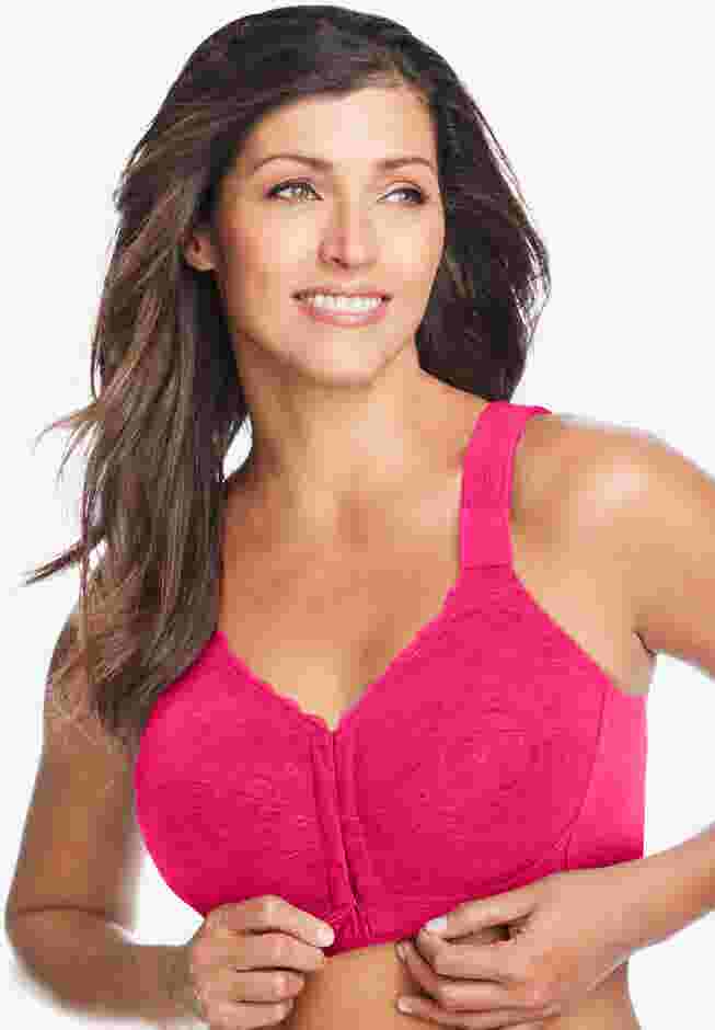Front Close Wireless Posture Bra image number 0