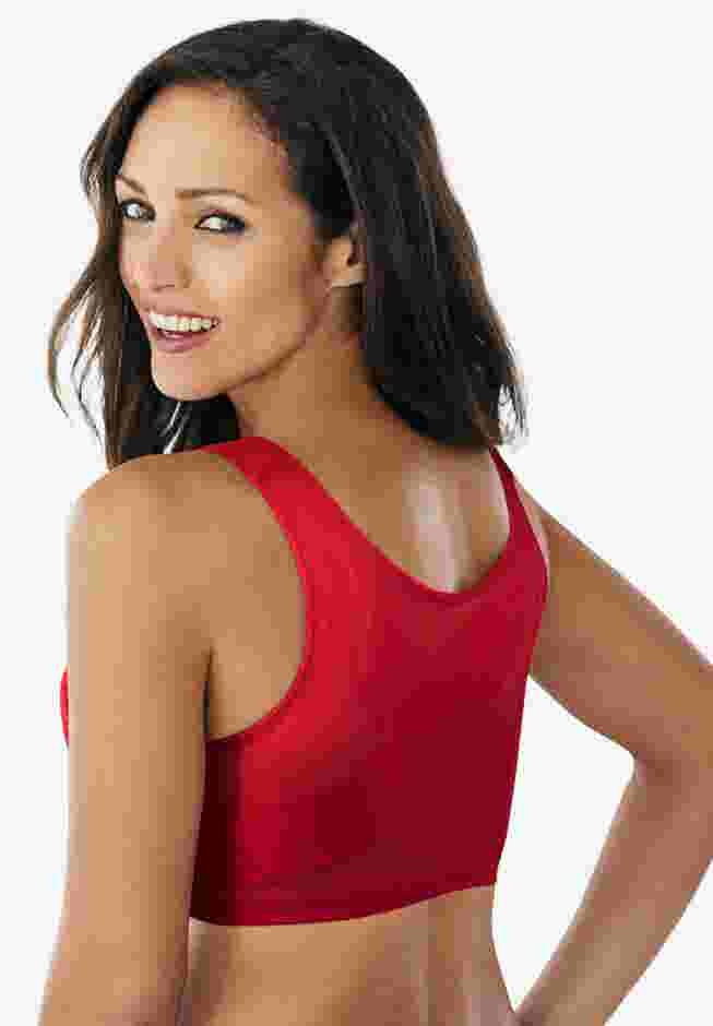 Front Close Wireless Posture Bra image number 0